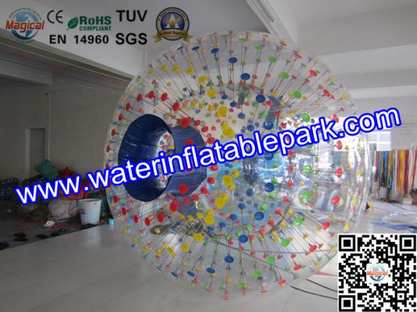 Durable Colorful Inflatable Body Zorbing Ball / Inflatable Human Hamster Ball
