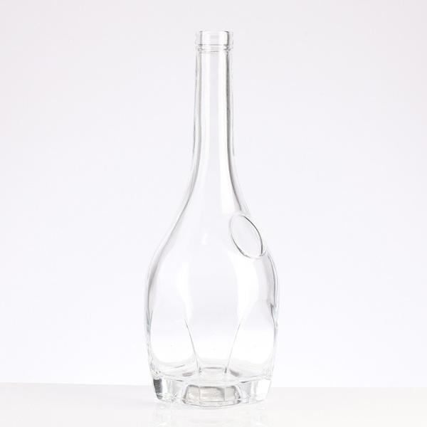 Acceptable Customer's Logo Long Neck Flint Vodka Whisky Rum Bottle for Fancy Spirits
