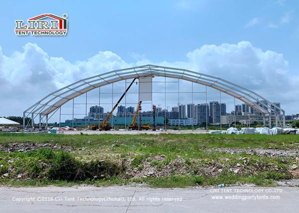 UV Resistant Outdoor Exhibition Tents / Polygon Roof Festival Marquee Tent, big clear span polygon tent for exhibition
