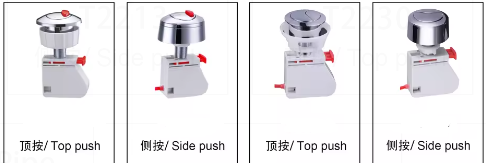 CE-certified double toilet valve flush new type double cable ABS plastic bathroom urinal usage