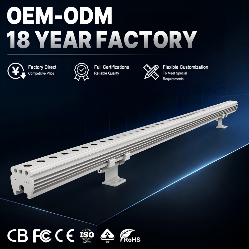 Panda Design DC24V Led Wash Washer Light Bar 12‑15W Outdoor Architectural LED Bar Light