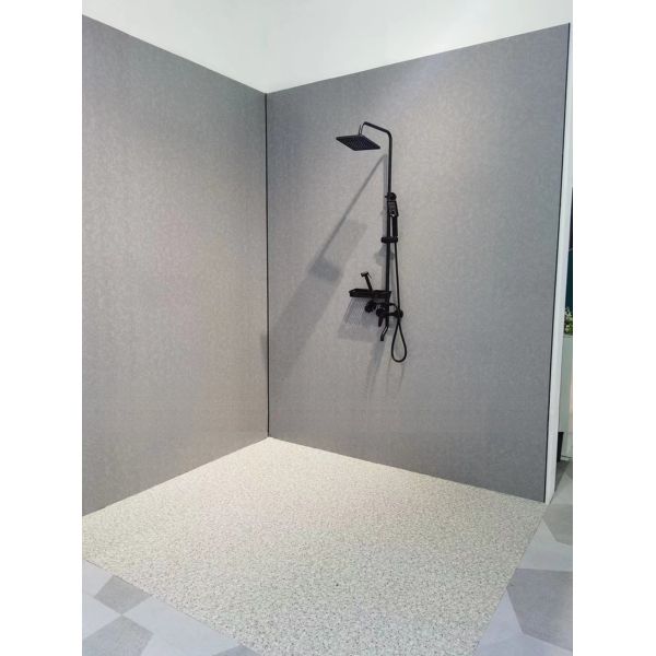 Установка длинной стороны клика и клея ПВХ мраморная доска для декорации гостиничного дома