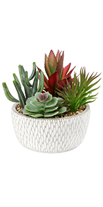 Artificial Bonsai Tree Juniper Faux Plants Indoor Fake Plants Decor with Ceramic Pots for Home Table Office Desk