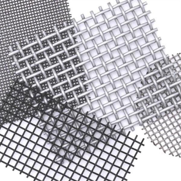 304 Stainless Steel Woven Mesh Screen Crimped Wire Mesh Filter Welded Technique Stock Supply Cutting Service for Gabion Mesh