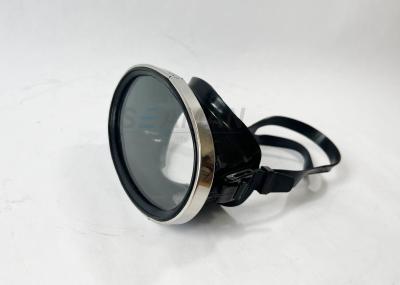 Tempered Glass Black Clear Silicone Scuba Diving Mask Snorkeling Set Classic Old School Oval