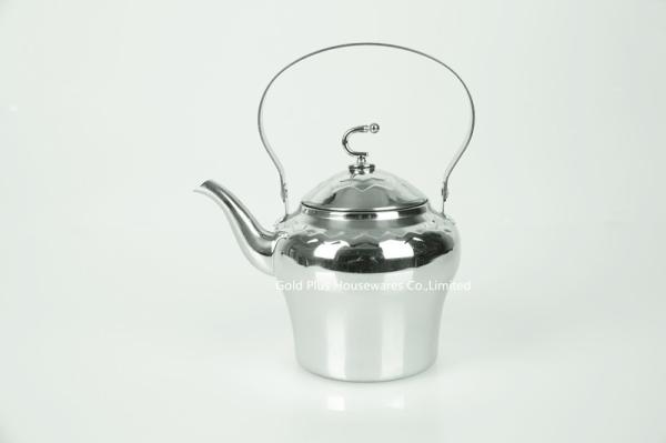 14.16,18cm Home hotel tea maker natural color ancient teapot double wall stovetop coffee whisting kettle