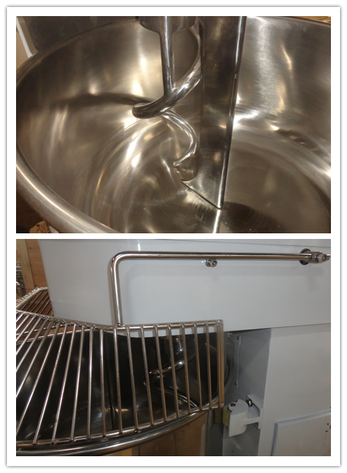 140L Heavy Duty Electric Food Mixer , Spiral Dough Mixer For 50KG Dough