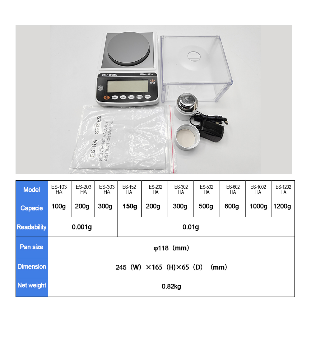 Electronic Balance 100g-1200g Range High Precision 0.01g Resolution Laboratory Balance with Hood Shield for Laboratory Weighing