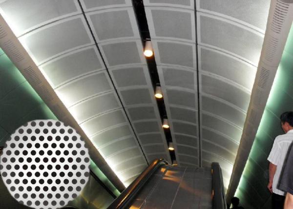 4mm Thickness Perforated Metal Mesh 40% Filter Rating Acid - Resisting