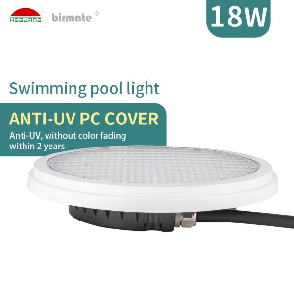 La piscine d'ABS de VDE 1800lm allume AC/DC12V PAR56 18W a mené la lumière de