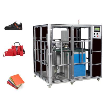 Station multi chaude de presse à emboutir de label complètement automatique pour des chaussures de sacs de vêtements