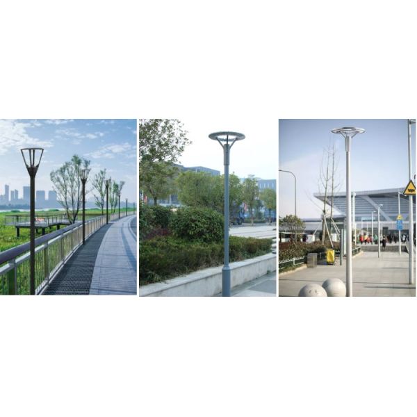 Oscurecimiento comercial de la sincronización de la estructura de la novedad del paisaje de las luces de calle del color blanco LED