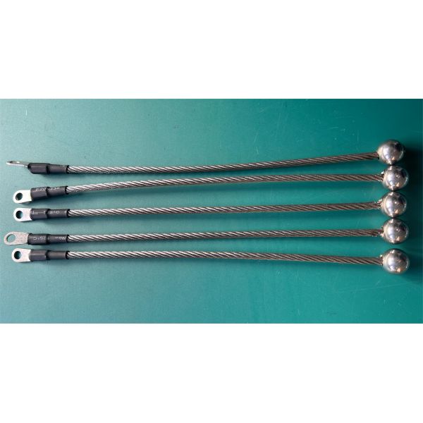 Электростатическое заземление шасси Промышленная проводка шнурка из нержавеющей стали