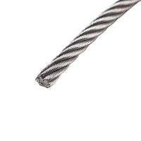10mm - 18mm Ss 304 cuerda de alambre Invisible Rejilla 19x7 de acero inoxidable cuerda de alambre