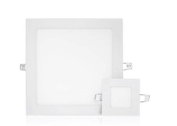 Square 3W Recessed Led Panel Light Warm White Cold White For Kitchen , Office
