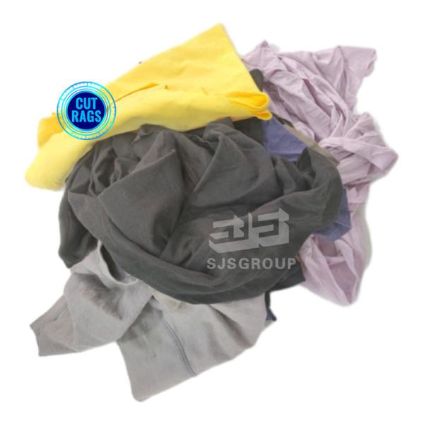 Soft & absorbent Cotton rag 35-55cm used clothes cotton cleaning rags 10kg bales industrial cotton wiping cut t shirt rags