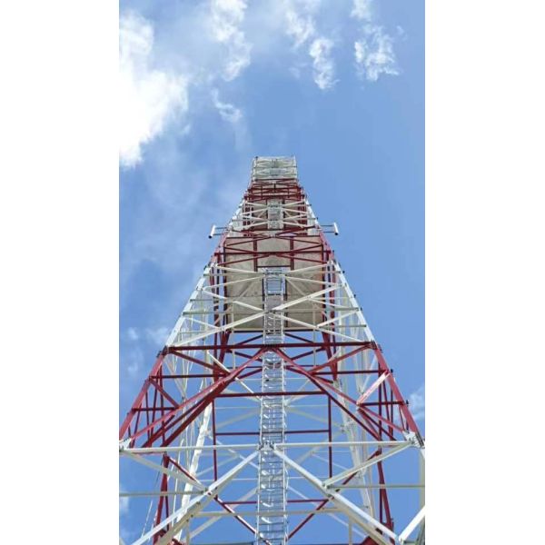 Self Support Lattice Steel Towers Galvanized Cellular Mobile Communication Tower