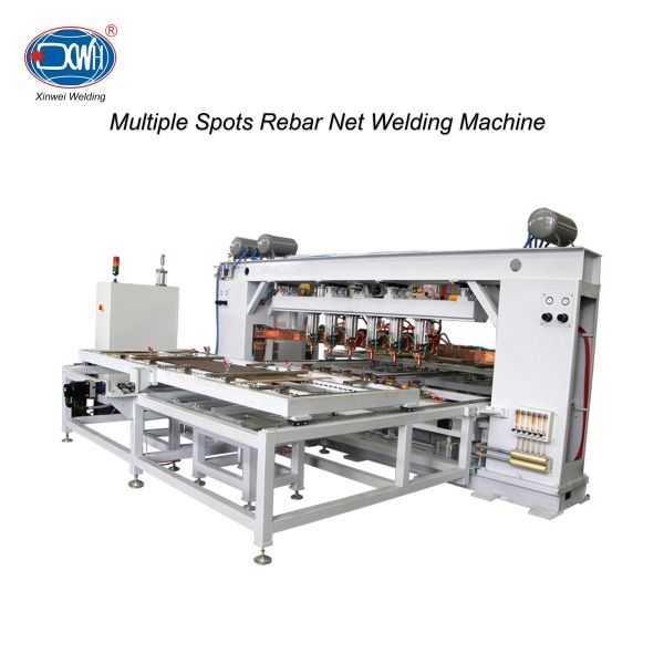 Industrial DC Multi Head Spot Welder Steel Grating Wire Mesh 40-200KVA