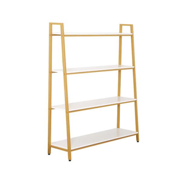 Exquisite 4 Storey Women Shoe Store Display Shelves Practical Sturdy Customized Logo