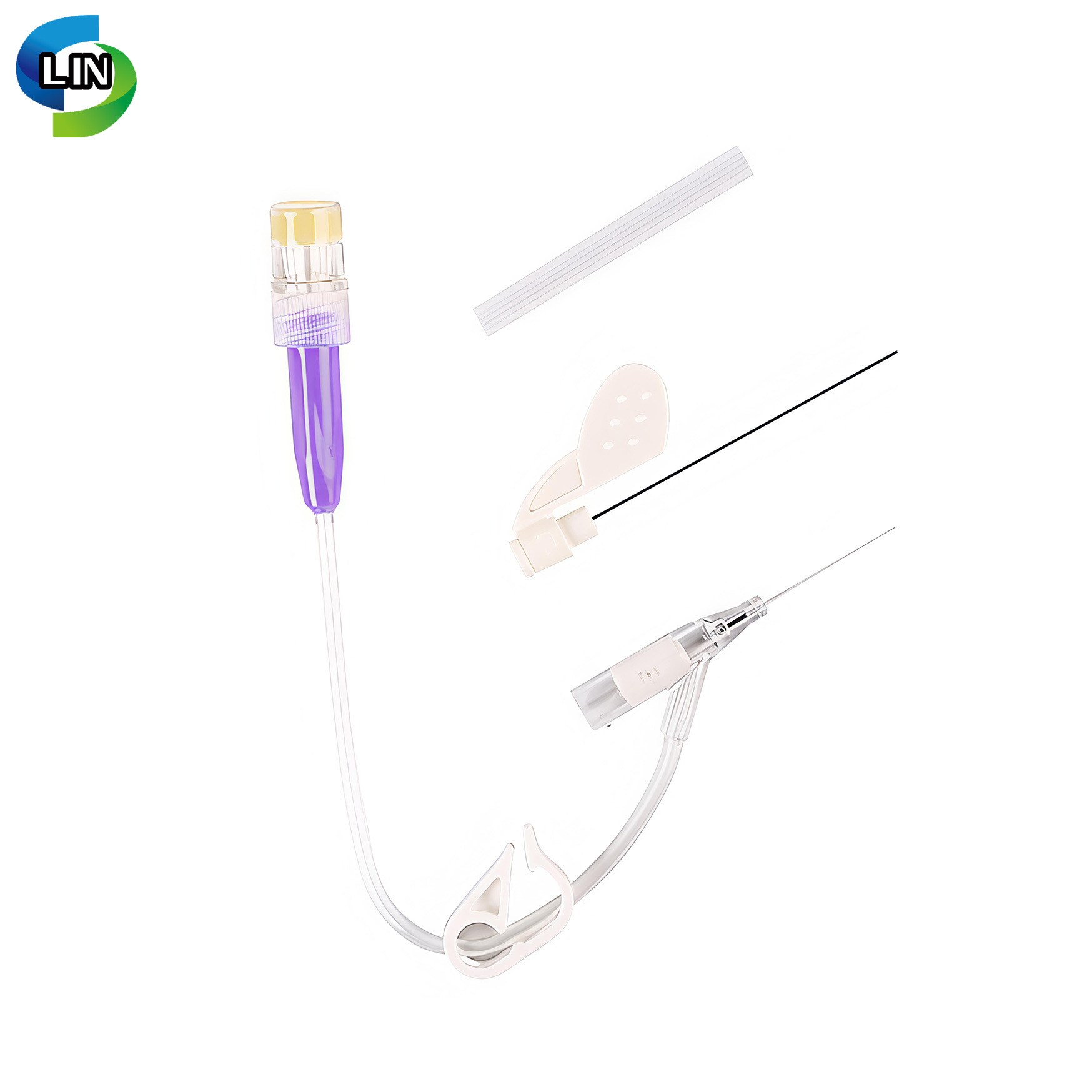 Disposable Indwelling Needle IV Catheter Cannula for Diagnostic Injection with Wide Clinical Application in 24G/22G/20G Sizes