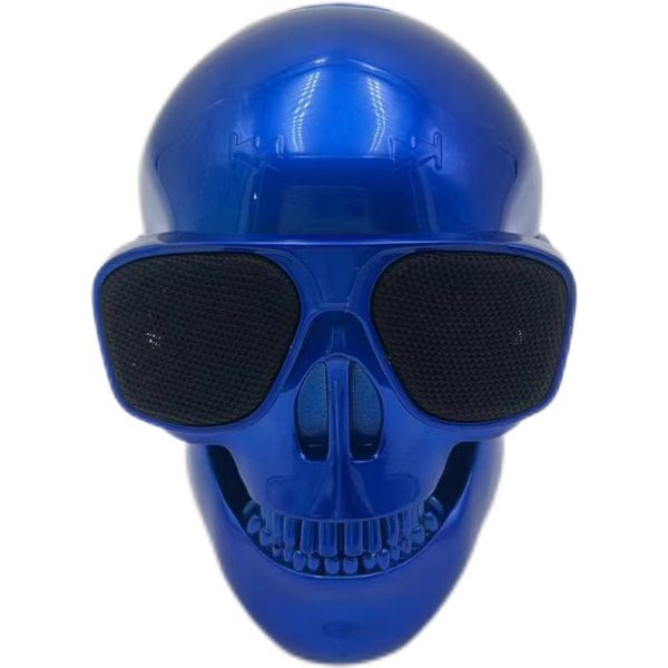 Ghost Head Skull Design Bluetooth Speakers Heavy Bass USB Private Model 500mAh Battery