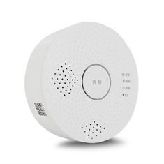 Multifunctional 90mm Natural Gas Alarm Detector Sound Light Message Triple Alarm