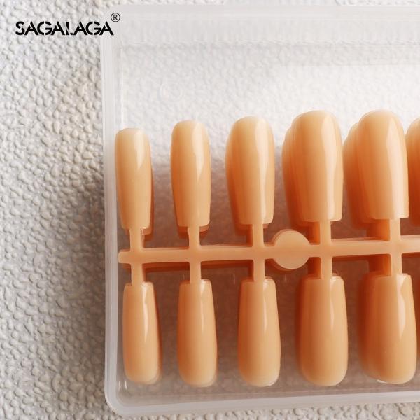 Plastic Artificial Nails Jelly Acrylic Glue XXL Color French Gel Soft Tip Kit for Xl Clear Full Cover Nails at Home