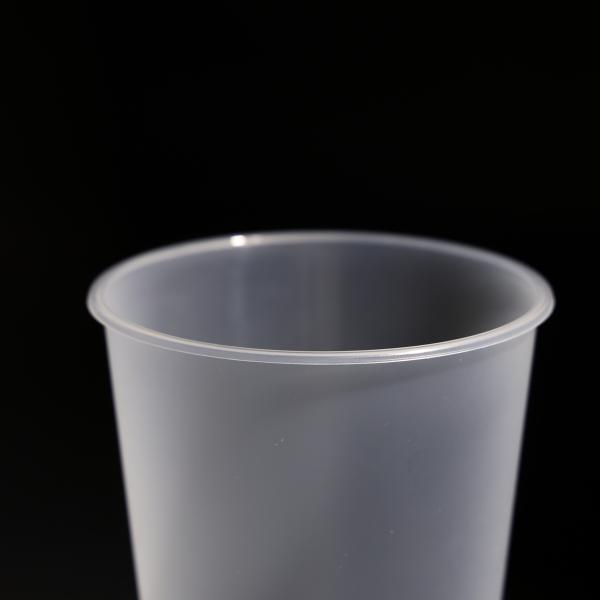 Tazas de plástico desechables para bebidas frías de PP con tapas planas o con cúpula