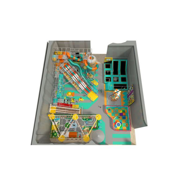 Pirate Ship Indoor Playground with Soft Padded Structure