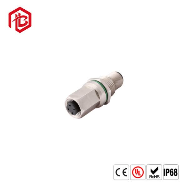 Extensão fêmea circular impermeável do pino m12 do conector 5 do homem M16 M12 3Pin 4Pin 5Pin 8 Pin Cable Connector m12 de IP67 IP68