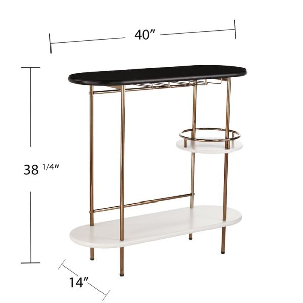 Hotel Serving Dining Room Bar Cart For Apartment Commercial