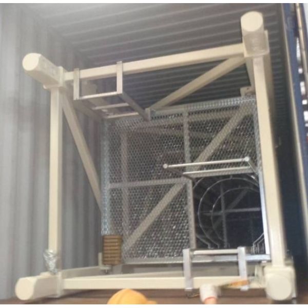 3740mm Mast Section Epoxy Painting Tower Crane Spare Parts