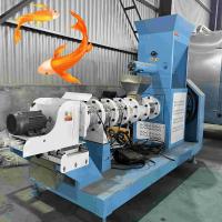 chaîne de production de flottement d'alimentation des poissons 100-500kg/h avec le convoyeur de vis 0.75kw 1-12mm