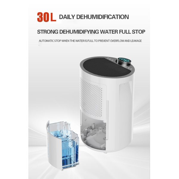 Dehumidifying Capacity 30L Vertical Household Portable Air Conditioner Dehumidifier