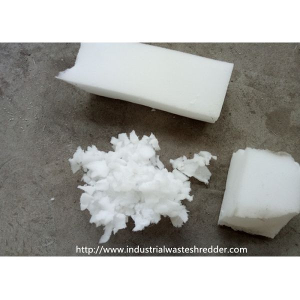 Polyurethane Sponge 8000KG Plastic Waste Shredder Machine