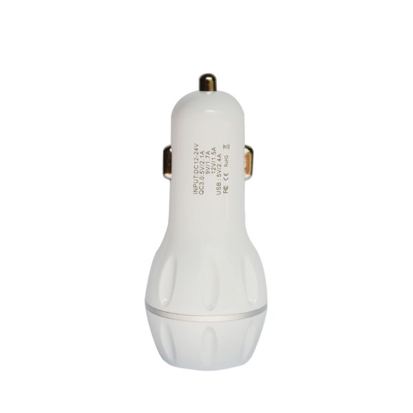 Universal Cell Phone Car Charger Adapter , Car Lighter Phone Charger Ce Rohs Certificate