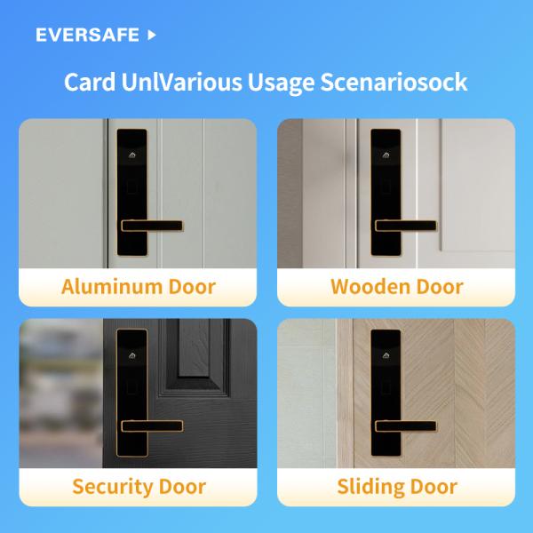 Tri Proof Material Electronic Door Lock Smart With Free Software System