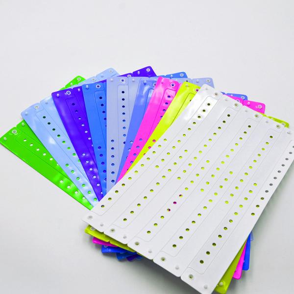Waterproof Disposable L Shape Vinyl PVC Wristband for Promotion at Hotel Water Park Resort