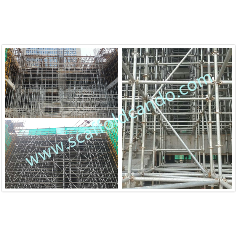 Q235 hot dip galvanized OD 48.3mm,1200*1200mm,1500*1500mmL scaffold horizontal diagonal for ringlock scaffolding system
