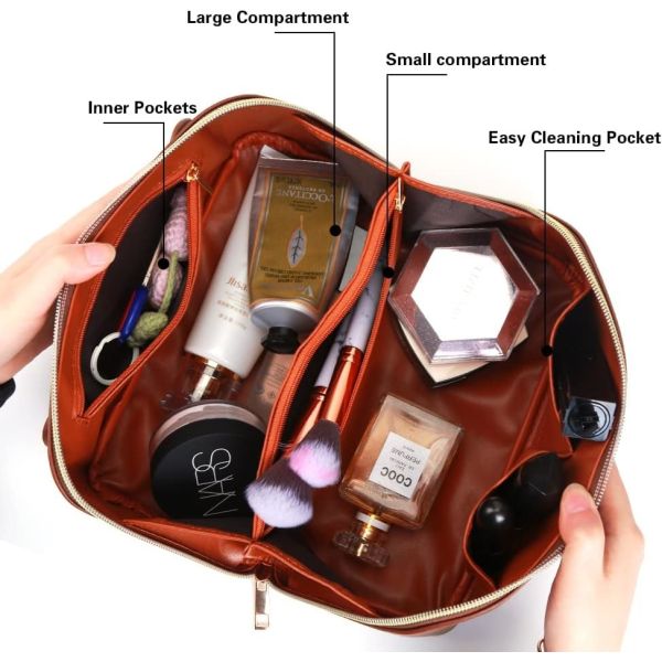 Lage Capacity Fashion Durable Lightweight Cosmetic Bags Waterproof