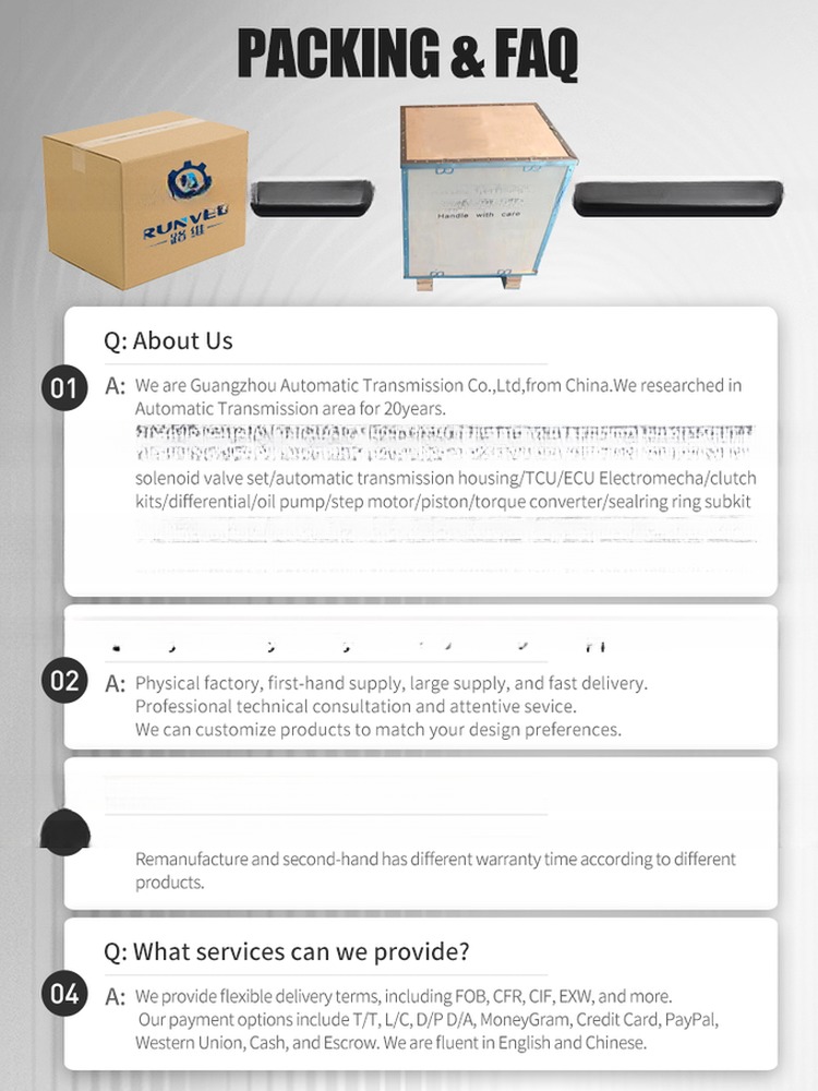 FOB 2013- Ремонтированная сборка трансмиссии Toyota Highlander 2.0T 4WD U661F 3050048400