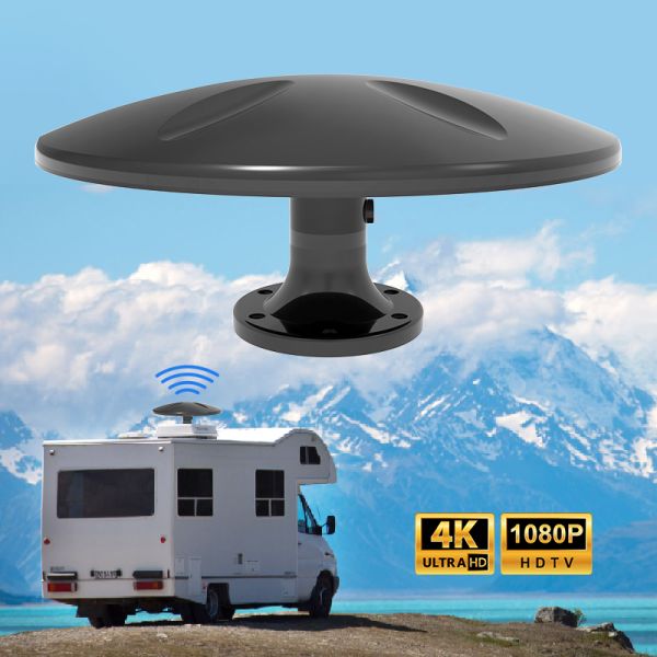 Долгосрочная антенна на открытом воздухе, усиленная антенна ТВ RV ТВ цифров HD для шлюпки каравана Motorhome грузовика RV