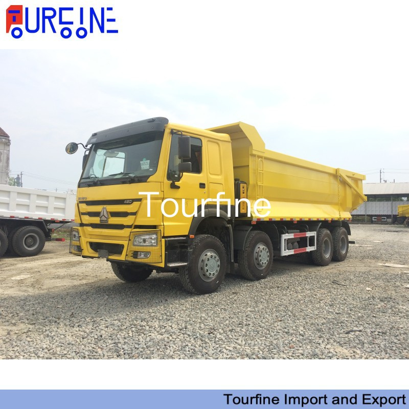 Sinotruk HOWO 8x4 Dump Truck 420HP 27CBM U Shape Heavy Duty Mining Tipper Truck