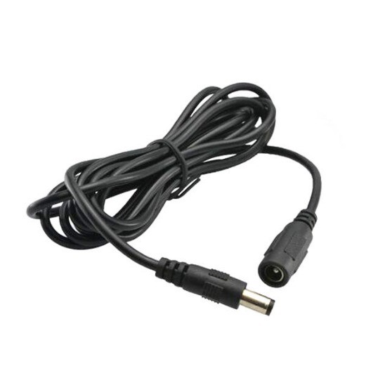 12V Male to Female 2.1x5.5MM Extension Power Cable for CCTV Camera Copper Conductor