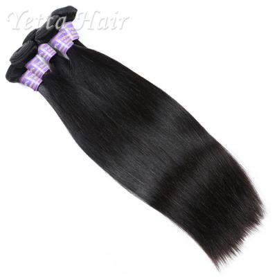 Cabelo cambojano do Virgin do Weave reto de 20 polegadas sem produto químico