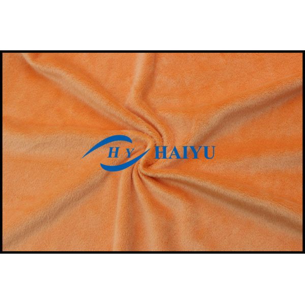 100% polyester soft minky fabric/(grey fabric)/ baby clothing fabric