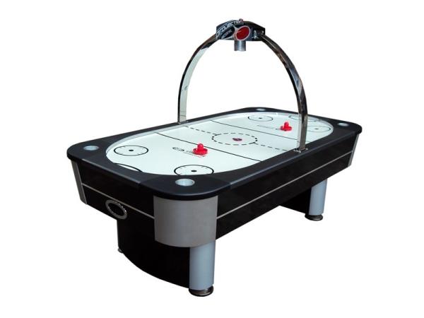 8FT Air Hockey Game Table Electronic Projection Scoring With Oval Blue Surface
