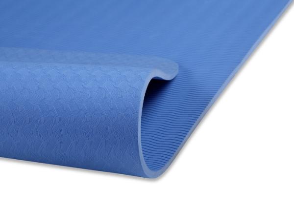Dark Blue Single Layer Sport Yoga Mat Skid Resistance For Children Crawling