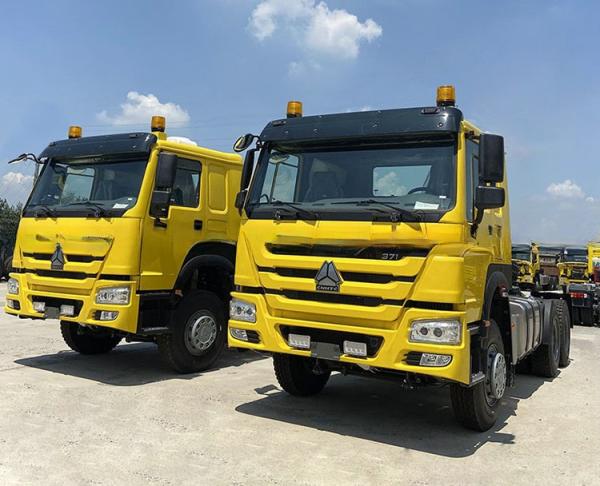 450 chevaux 600L réservoir de carburant gauche Euro 2 semi-remorque 6X4 camion lourd tête de tracteur carburant diesel transmission manuelle automatique