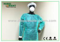 Water Resistance Light-weight PP Disposable Isolation Gowns with Knitted Wrist